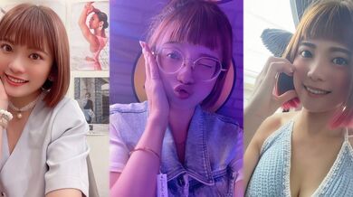 大眼短發妹 鄧芷珊 3p做愛調教視頻曝光 道具自慰深喉舔屌 妥妥的反差騷逼！