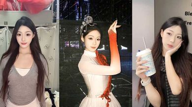 河南師范超美舞蹈生 周彤彤 情侶私拍泄密 透穴蕾絲內褲勾男友 穿開檔黑絲玩無套 各種體位輕松駕馭！