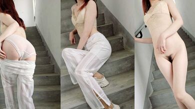 狂情哥哥 帶妹妹回村采槐花 曼妙的身姿誘人十足 后入瘋狂打樁白漿都操出來了！