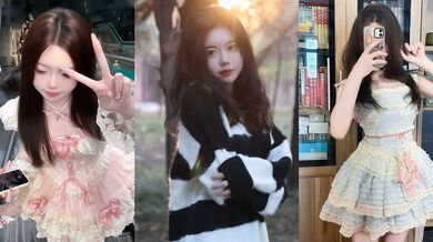 山西太原JK美少女性愛視頻流出 極品身材膚白如雪 男友瘋狂揉捏美乳 女上后入爆操白漿直流！